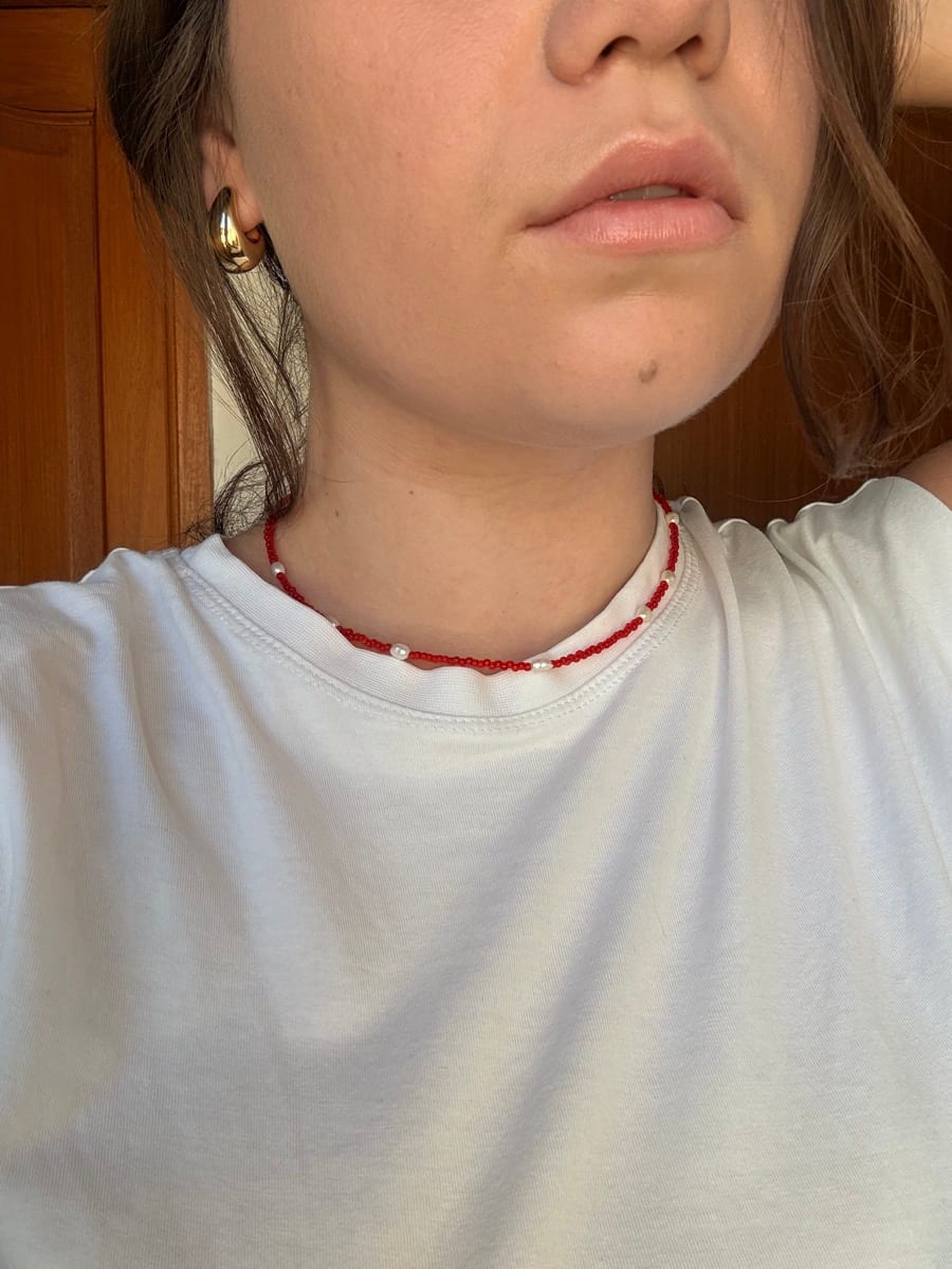 Collier Coquelicot